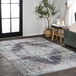 Reedsy bohemian Medallion Washable Area Rug