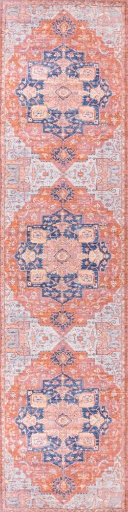 Twitty ornate Medallion Washable Area Rug