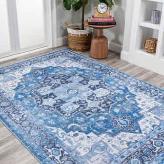 Twitty ornate Medallion Washable Area Rug