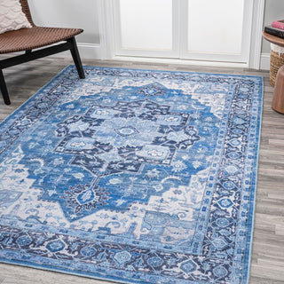 Twitty ornate Medallion Washable Area Rug