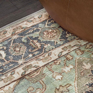 Twitty ornate Medallion Washable Area Rug