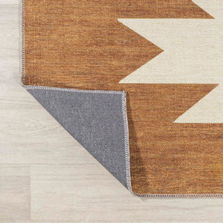 Cayton Minimalist Geometric Machine-washable Area Rug