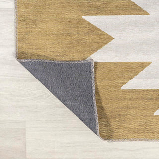 Cayton Minimalist Geometric Machine-washable Area Rug