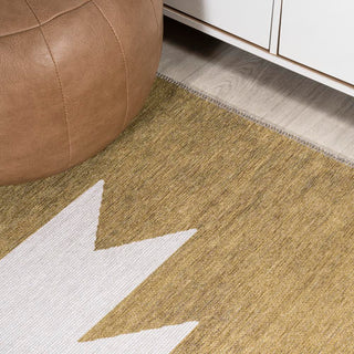 Cayton Minimalist Geometric Machine-washable Area Rug