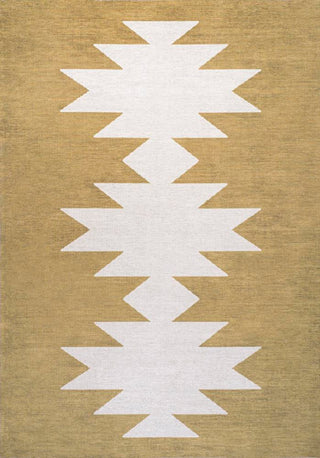 Cayton Minimalist Geometric Machine-washable Area Rug