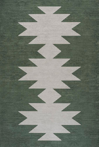 Cayton Minimalist Geometric Machine-washable Area Rug