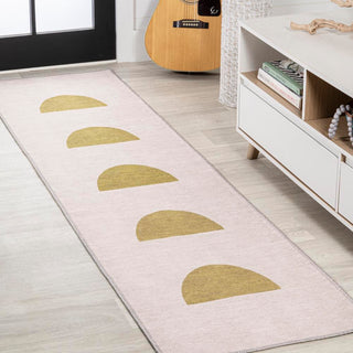 Harley Minimalist Geometric Machine-washable Area Rug