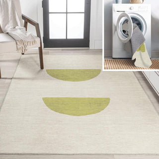 Harley Minimalist Geometric Machine-washable Area Rug