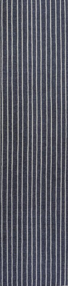 Belle Distressed Ticking Stripe Machine-washable Area Rug