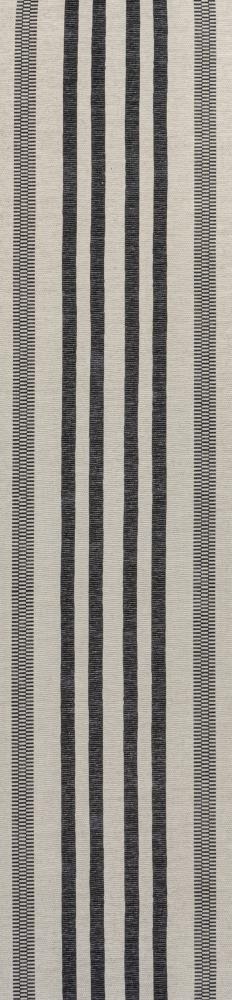 Curry Geometric Striped Machine-washable Area Rug