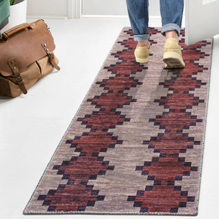 Craig Modern Trellis Kilim Area Rug