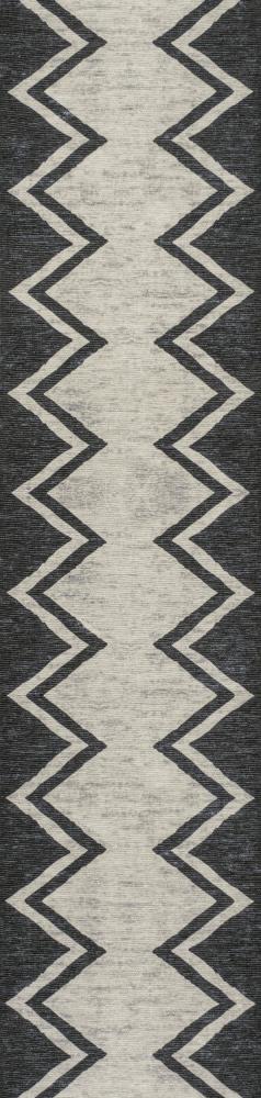 Robinson Modern Chevron Border Area Rug