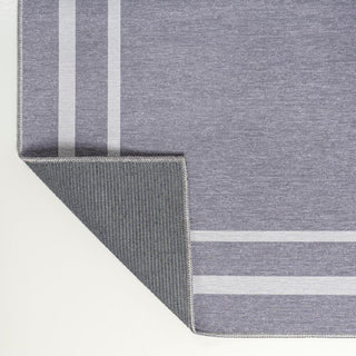 Khmer-Classic 2-stripe Border Washable Area Rug