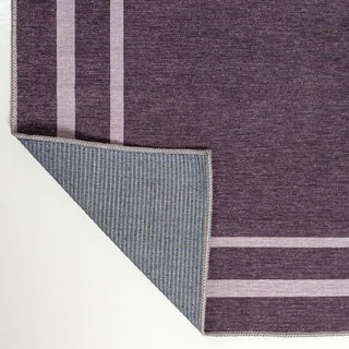 Khmer-Classic 2-stripe Border Washable Area Rug