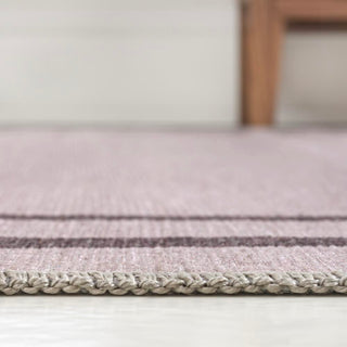 Khmer-Classic 2-stripe Border Washable Area Rug