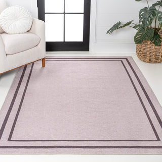 Khmer-Classic 2-stripe Border Washable Area Rug