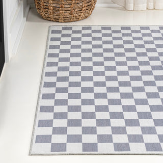 Royale Modern Cottage Checkerboard Washable Area Rug