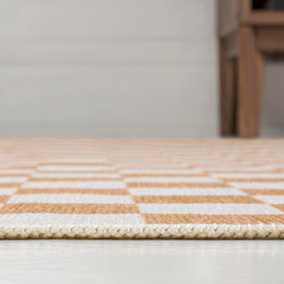 Royale Modern Cottage Checkerboard Washable Area Rug