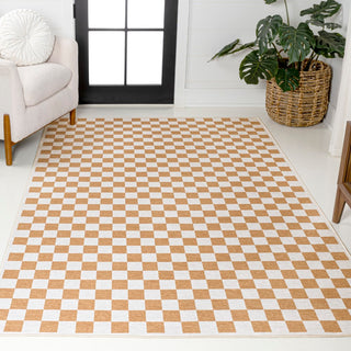 Royale Modern Cottage Checkerboard Washable Area Rug