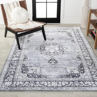 Boho Bohemian Distressed Chenille Machine-washable Area Rug