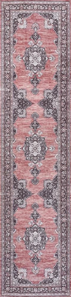 Boho Bohemian Distressed Chenille Machine-washable Area Rug