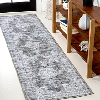 Boho Bohemian Distressed Chenille Machine-washable Area Rug