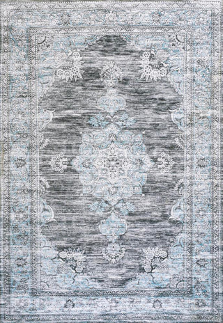 Boho Bohemian Distressed Chenille Machine-washable Area Rug