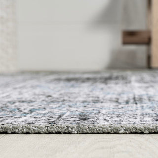 Boho Bohemian Distressed Chenille Machine-washable Area Rug