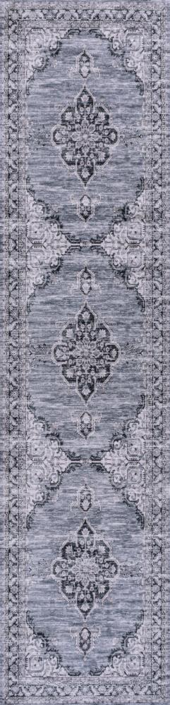 Vernal Chenille Cottage Medallion Machine-washable Area Rug