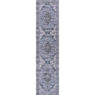 Vernal Chenille Cottage Medallion Machine-washable Area Rug