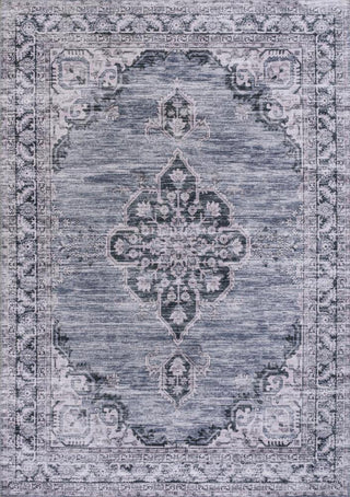 Vernal Chenille Cottage Medallion Machine-washable Area Rug