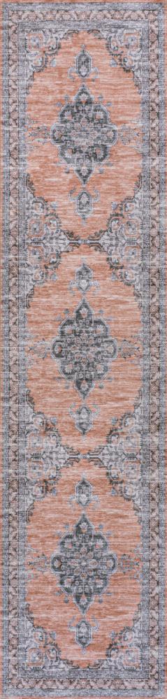 Vernal Chenille Cottage Medallion Machine-washable Area Rug