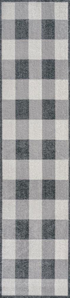 Cottage Gradient Plaid Cottage Machine-Washable Area Rug