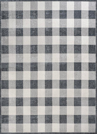 Cottage Gradient Plaid Cottage Machine-Washable Area Rug