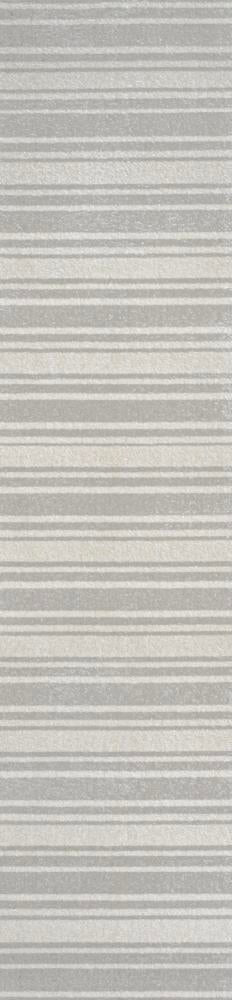 Carolina Two-Tone Striped Classic Low-Pile Machine-Washable Area Rug