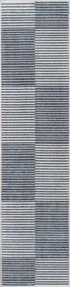 Buffalo Minimalist Striped Plaid Machine-Washable  Area Rug