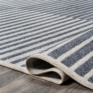 Buffalo Minimalist Striped Plaid Machine-Washable  Area Rug