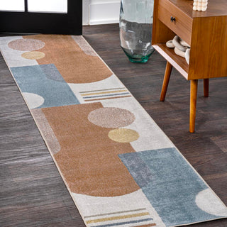 Tayse Modern Contemporary Collage Machine-Washable Area Rug