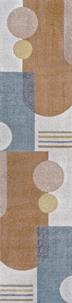 Tayse Modern Contemporary Collage Machine-Washable Area Rug