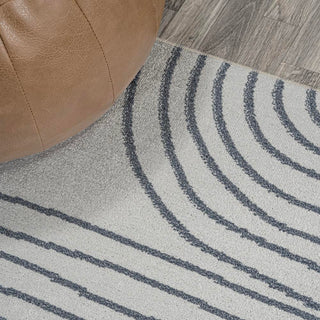 Glam Contemporary Glam Geometric Machine-Washable Area Rug