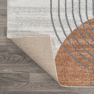 Union Geometric Modern Low-Pile Machine-Washable Area Rug