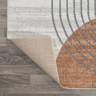 Union Geometric Modern Low-Pile Machine-Washable Area Rug