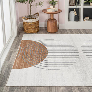 Union Geometric Modern Low-Pile Machine-Washable Area Rug