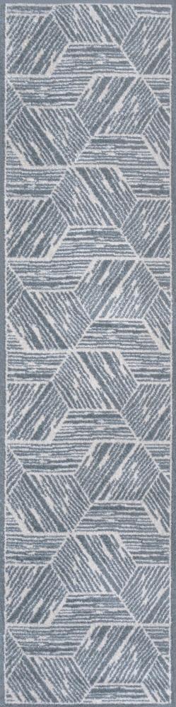 Nordic Modern Coastal Geometric Machine-Washable Area Rug