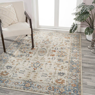 Marilyn Persian Border Low-Pile Machine-Washable Area Rug