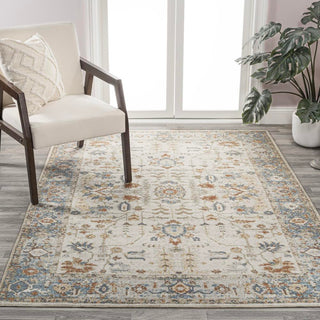 Marilyn Persian Border Low-Pile Machine-Washable Area Rug