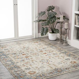 Marilyn Persian Border Low-Pile Machine-Washable Area Rug