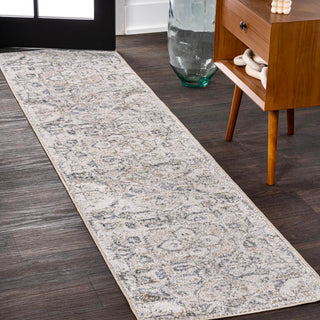 Persian Distressed Medallion Low-Pile Machine-Washable Area Rug