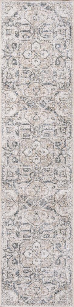 Persian Distressed Medallion Low-Pile Machine-Washable Area Rug