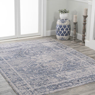 stalsme Global Medallion Low-Pile Machine-Washable Area Rug